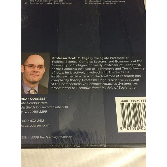 The Great Courses Understanding Complexity 2 DVD Set & Guidebook NEW Sealed - Picture 8 of 8